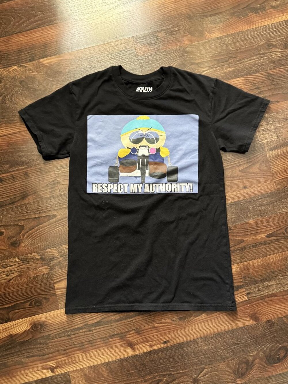 South Park - Eric Cartman "Respect My Authority" T-Shirt - Size S - Unisex